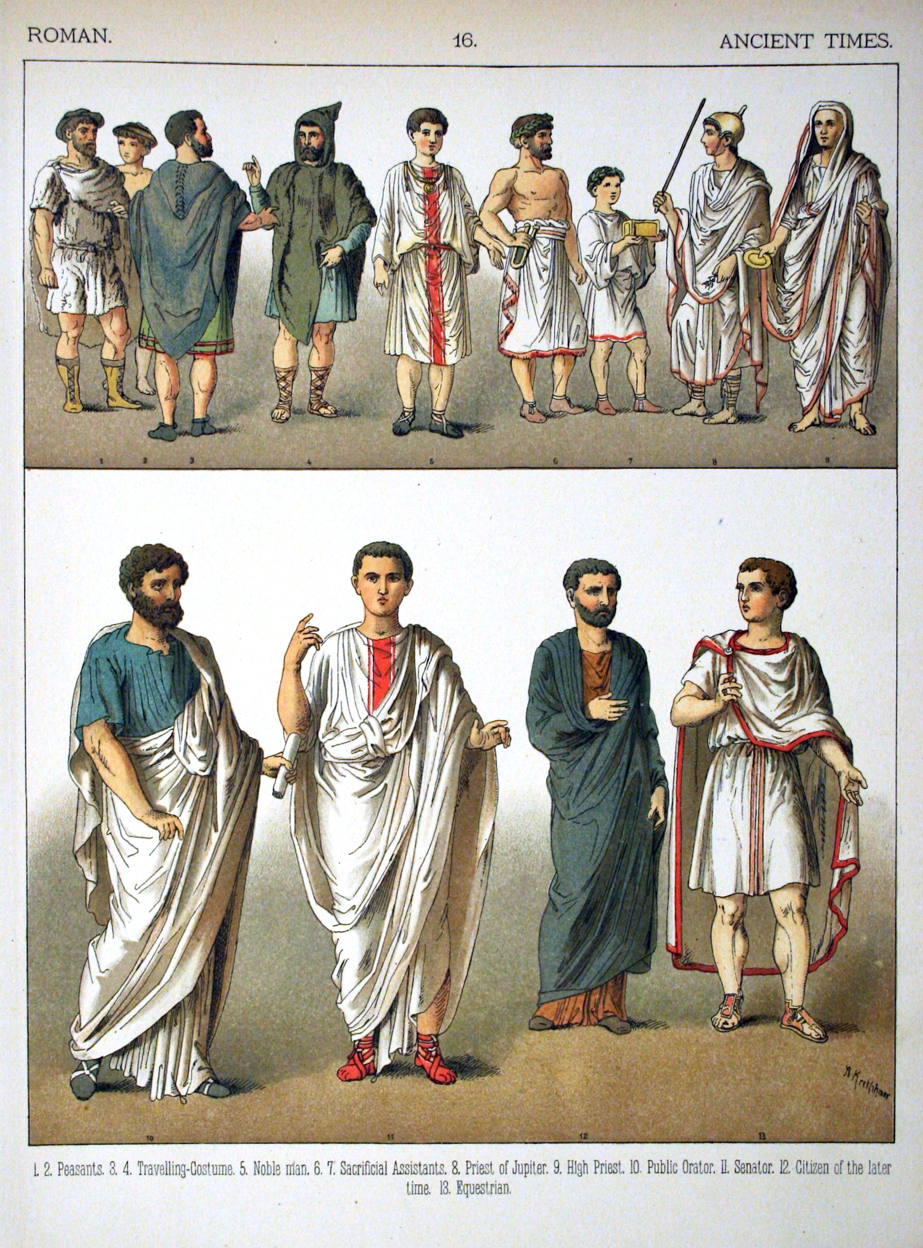 Одежда патрициев в древнем Риме
