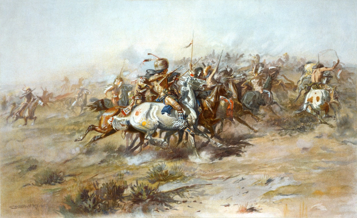 The Battle of the Little Bighorn, also known as Custer's Last Stand (1876)